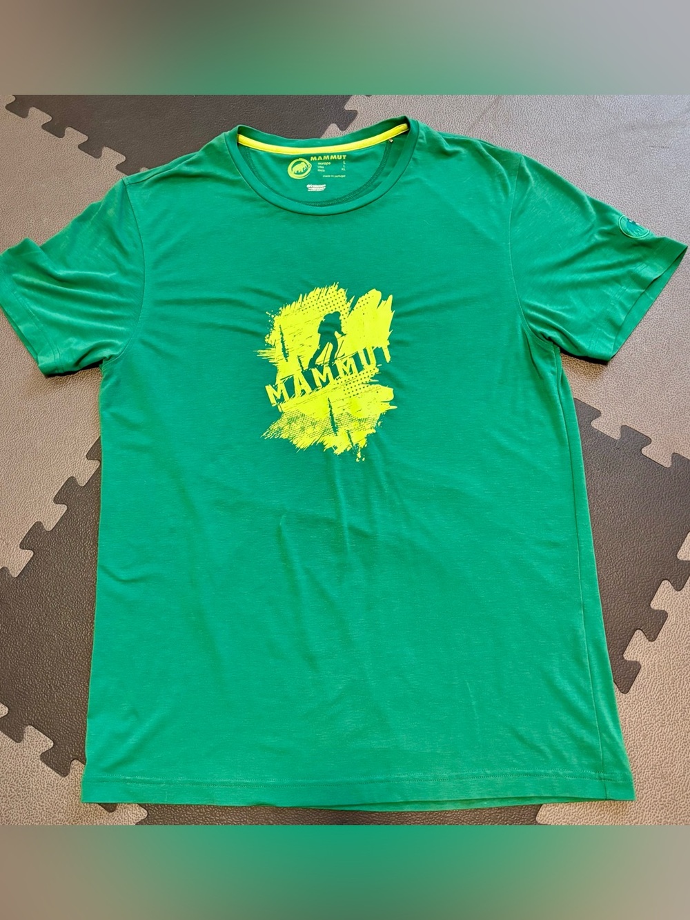 Mammut Green Short-Sleeve Tee drirelease Large